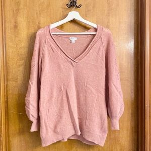 Sundance 100% cashmere vneck sweater XL